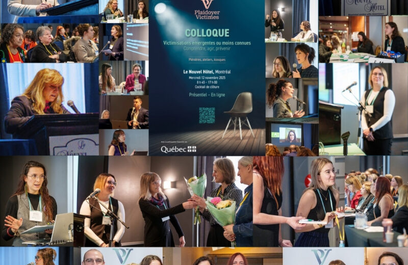 Un franc succès pour le colloque de Plaidoyer Victimes sur les victimisations émergentes ou moins connues!